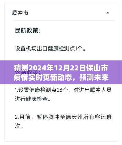 保山市疫情发展趋势预测分析与未来展望,2024年12月22日实时更新动态猜想