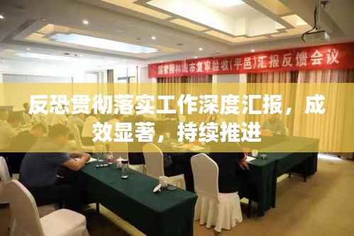 反恐贯彻落实工作深度汇报,成效显著,持续推进