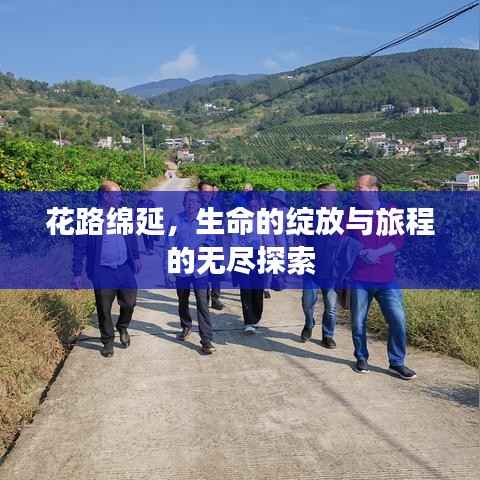 花路绵延,生命的绽放与旅程的无尽探索